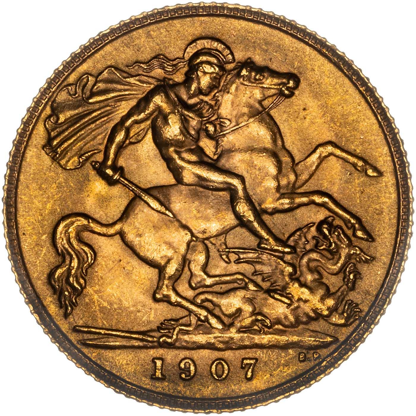 1907 Gold Half Sovereign Edward VII London | Chards