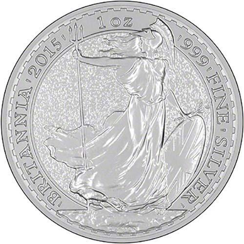 2015 Great Britain Britannia 999 Silver 1 oz Coin UK bulion ounce British JB428