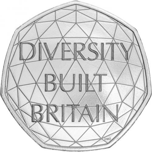 2020 Diversity Built Britain BU 50p Chards £9.00