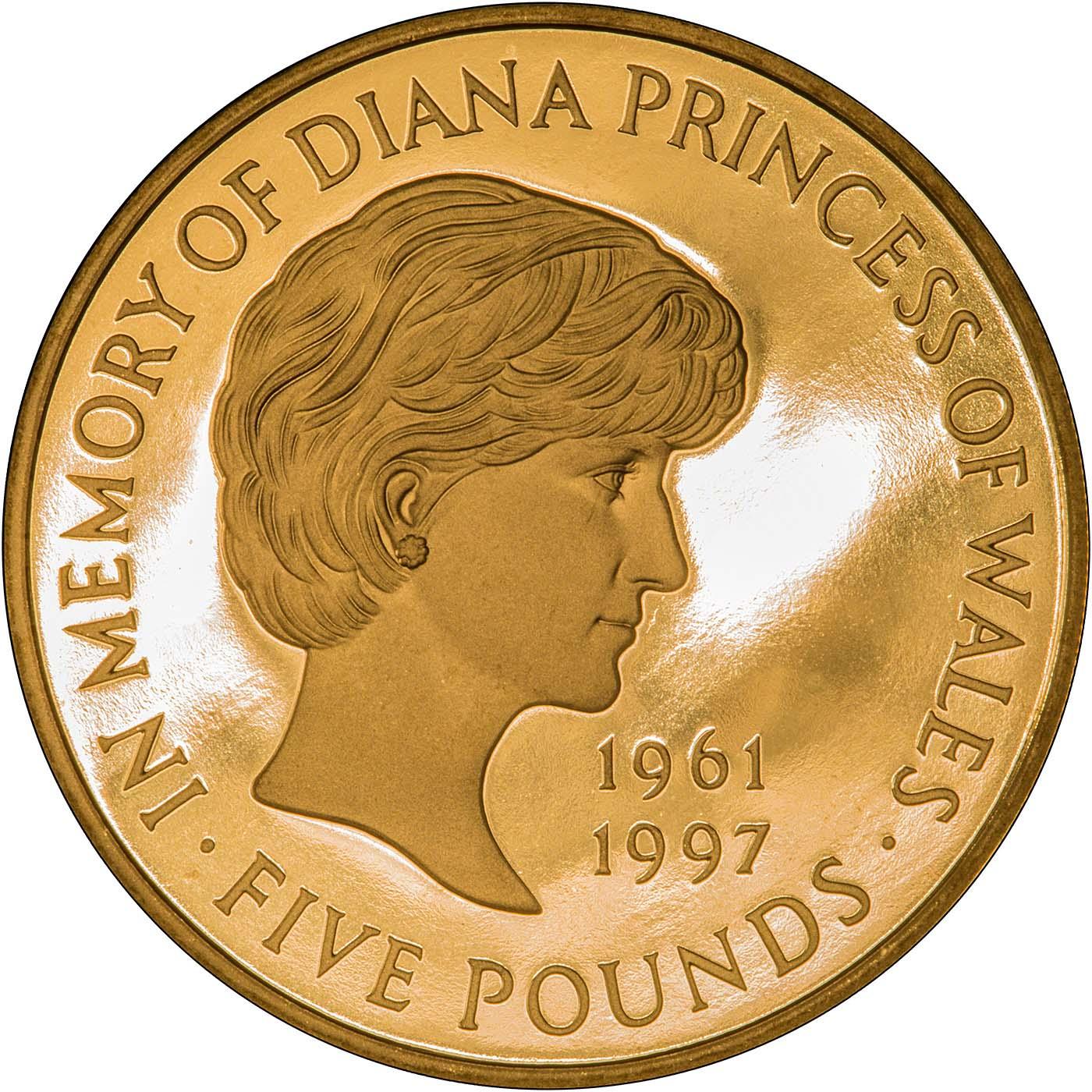 1999 Diana 5 Pound Gold Proof Coin Chards £4,187.07 1999 Diana 5 Pound Gold Proof Coin Chards £4,187.07