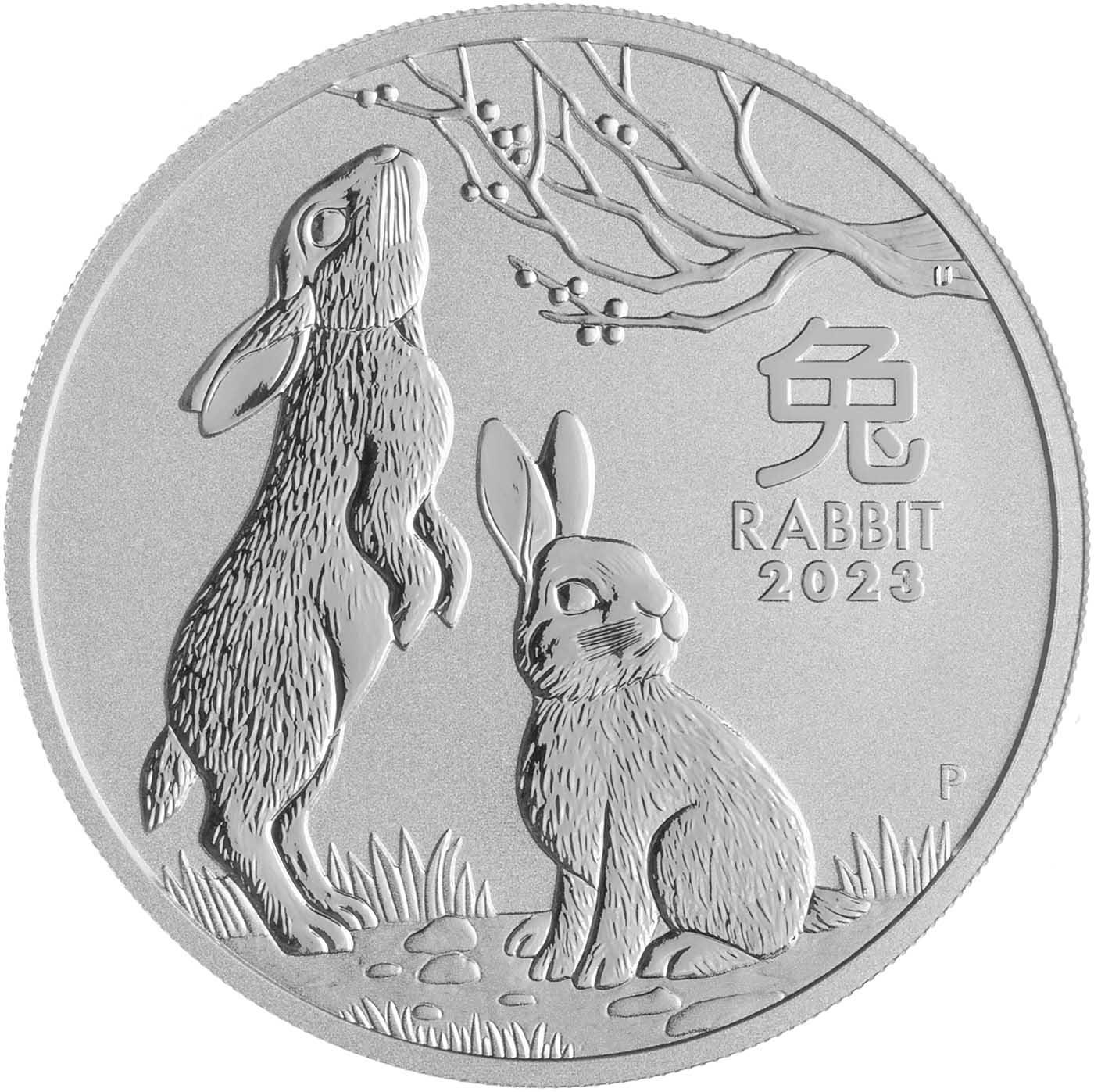 2023 Perth Mint Year of the Rabbit 1 oz Silver Coin | Chards