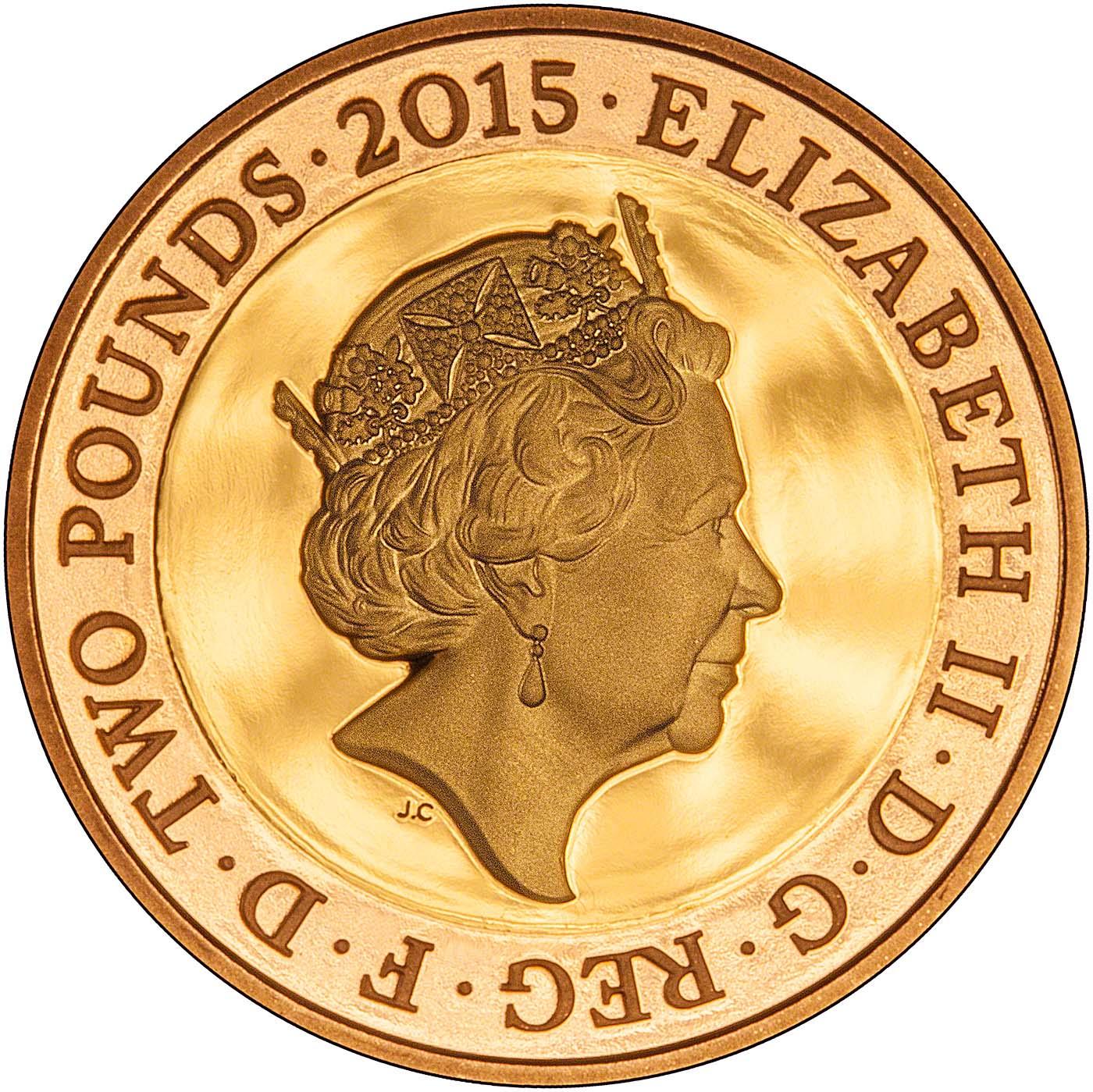 2015 Gold Proof £2 Magna Carta Coin Chards 2015 Gold Proof £2 Magna Carta Coin Chards