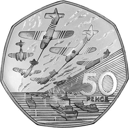 Change Checker UK 1994 D-Day circulation 50p