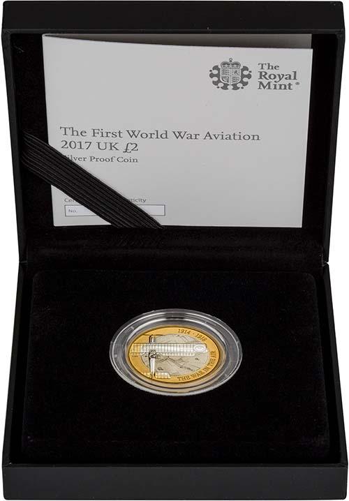 2017 Aviation First World War £2 Silver Proof Coin Chards 2017 Aviation First World War £2 Silver Proof Coin Chards