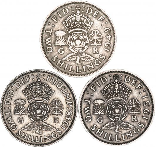Silver coins pre 1946 Sterling Silver 92.5 /% 10 x mixed date 6 pence pieces